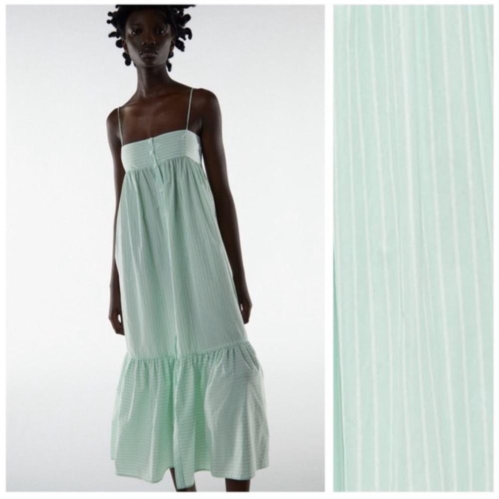 NWT Zara Sea Green Summer Dress! 💚